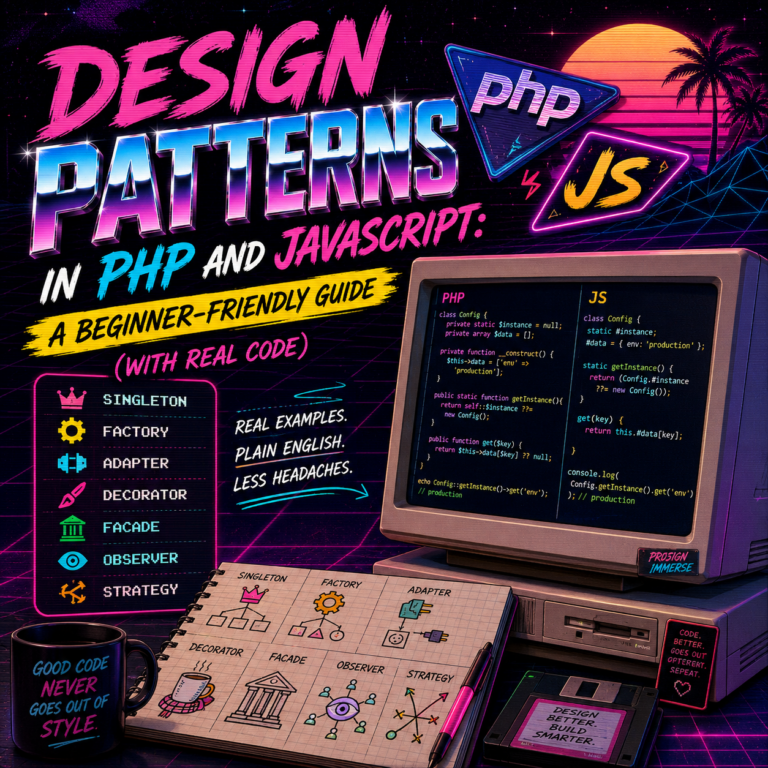 Design Patterns in PHP and JavaScript: A Guide for Humans Who Don’t Want to Read a Textbook