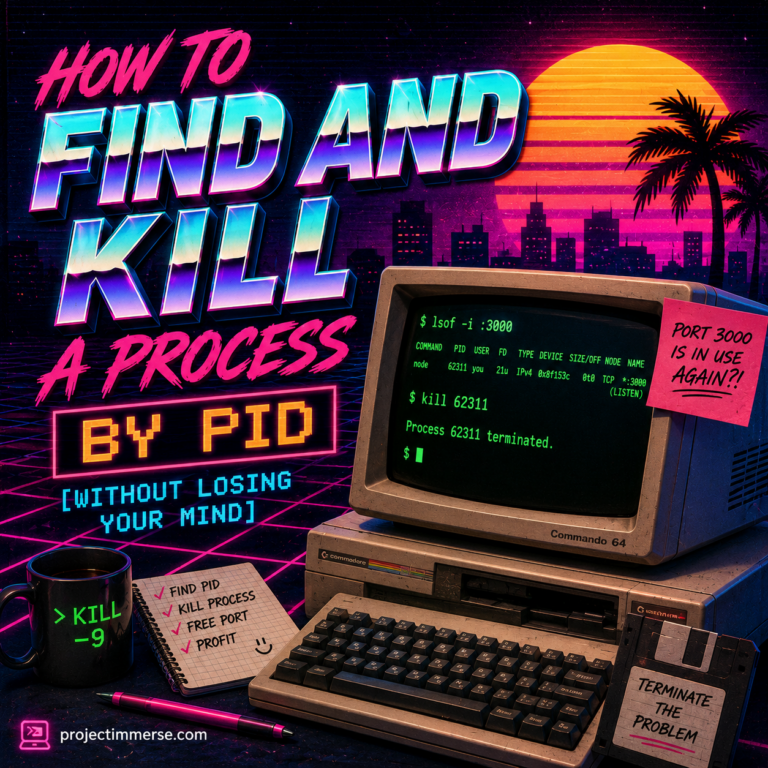 How to Find and Kill a Process by PID (Without Losing Your Mind)