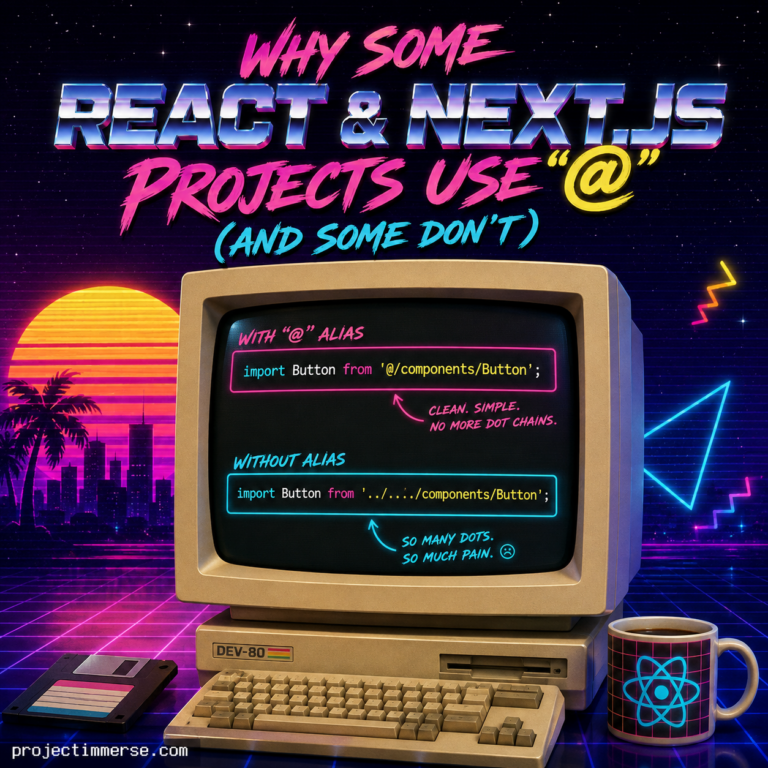 Why Some React & Next.js Projects Use “@” in Imports (And Some Don’t)